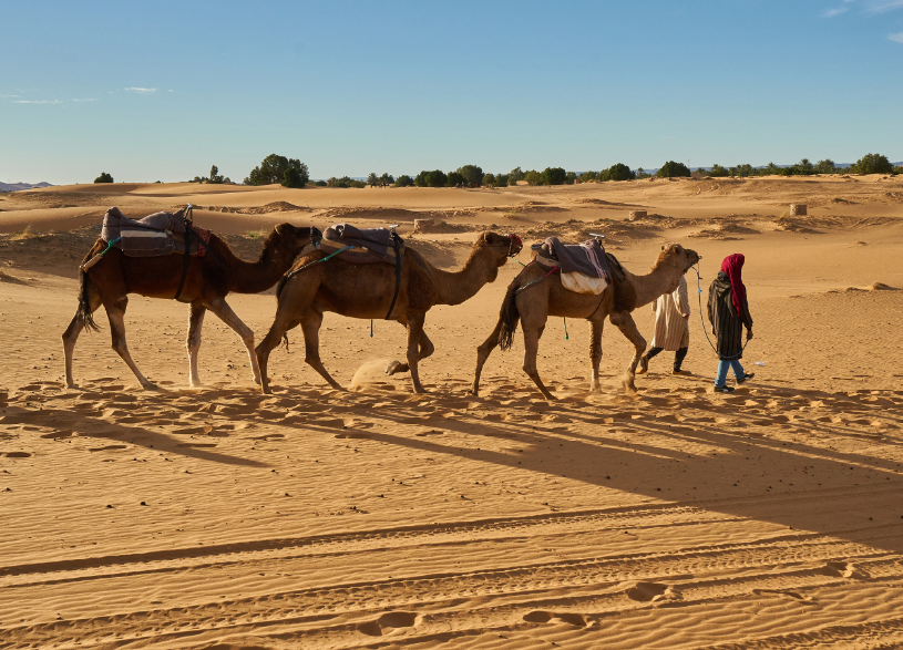 Dramatic Saghro mountain landscape in Morocco